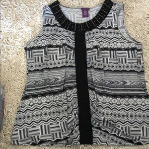 Beverly Drive 3X black and white top